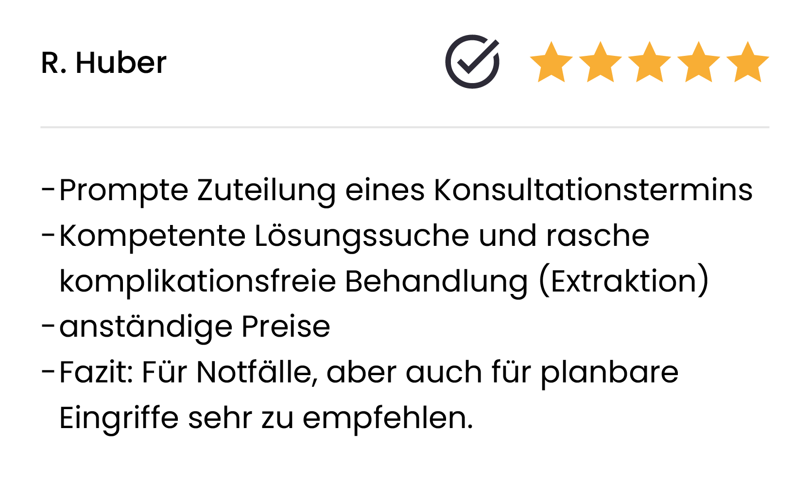 Zahnarzt Referenz Köniz 3