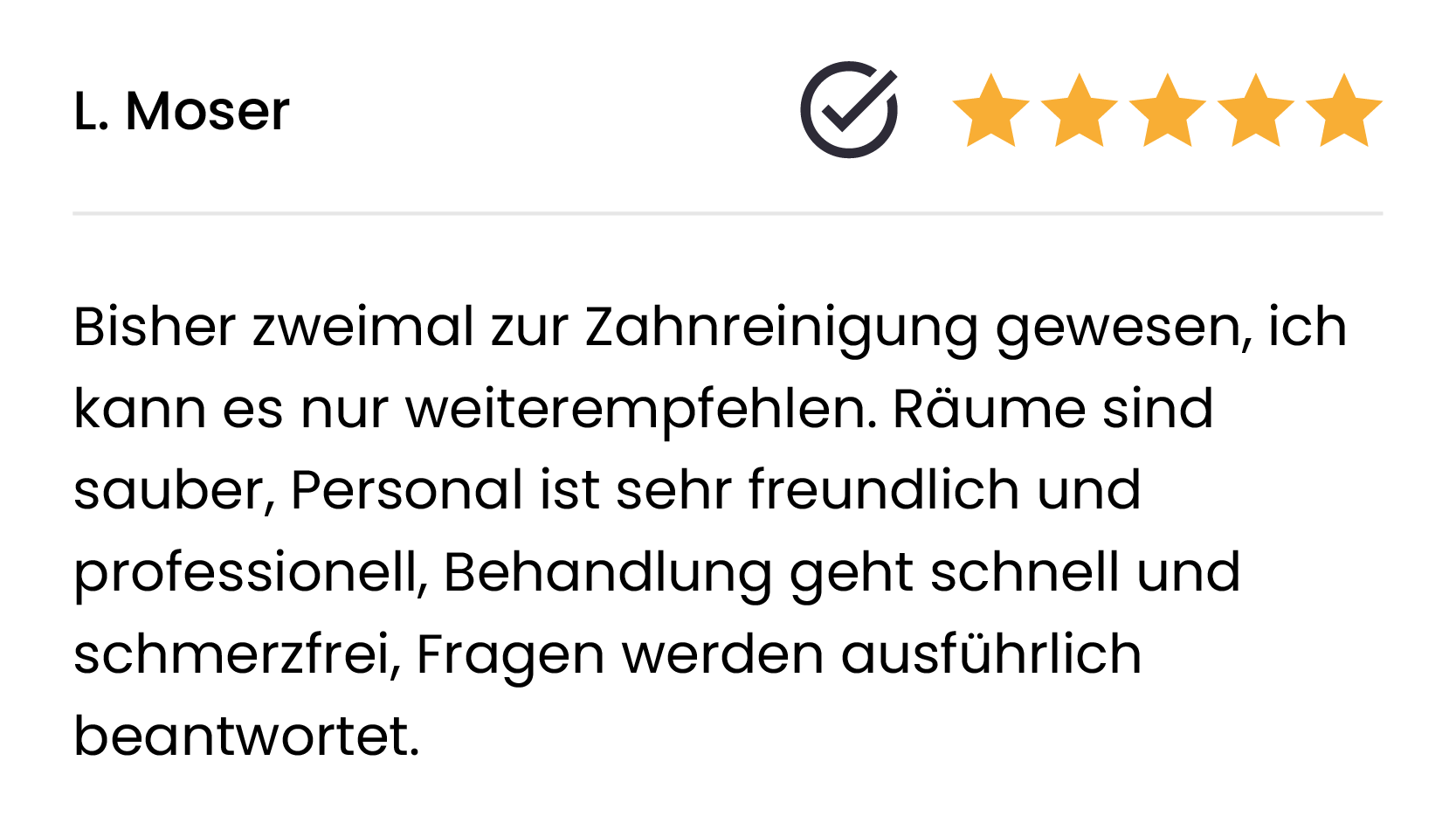 Zahnarzt Referenz Köniz 6